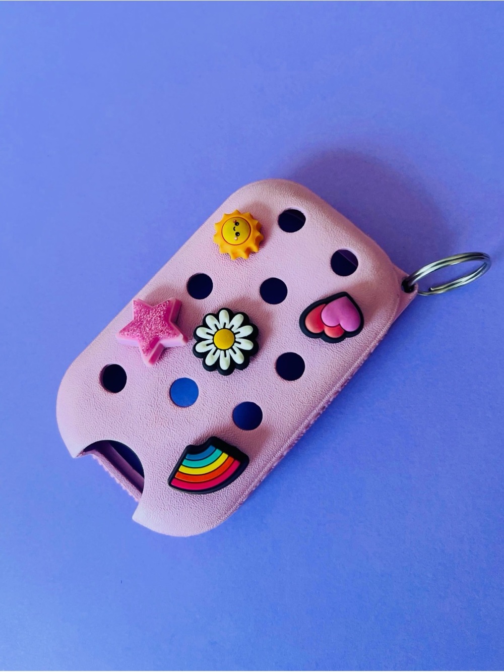 Crocs x Touchland Sanizter Keychain Holder Jibbetz Kawaii